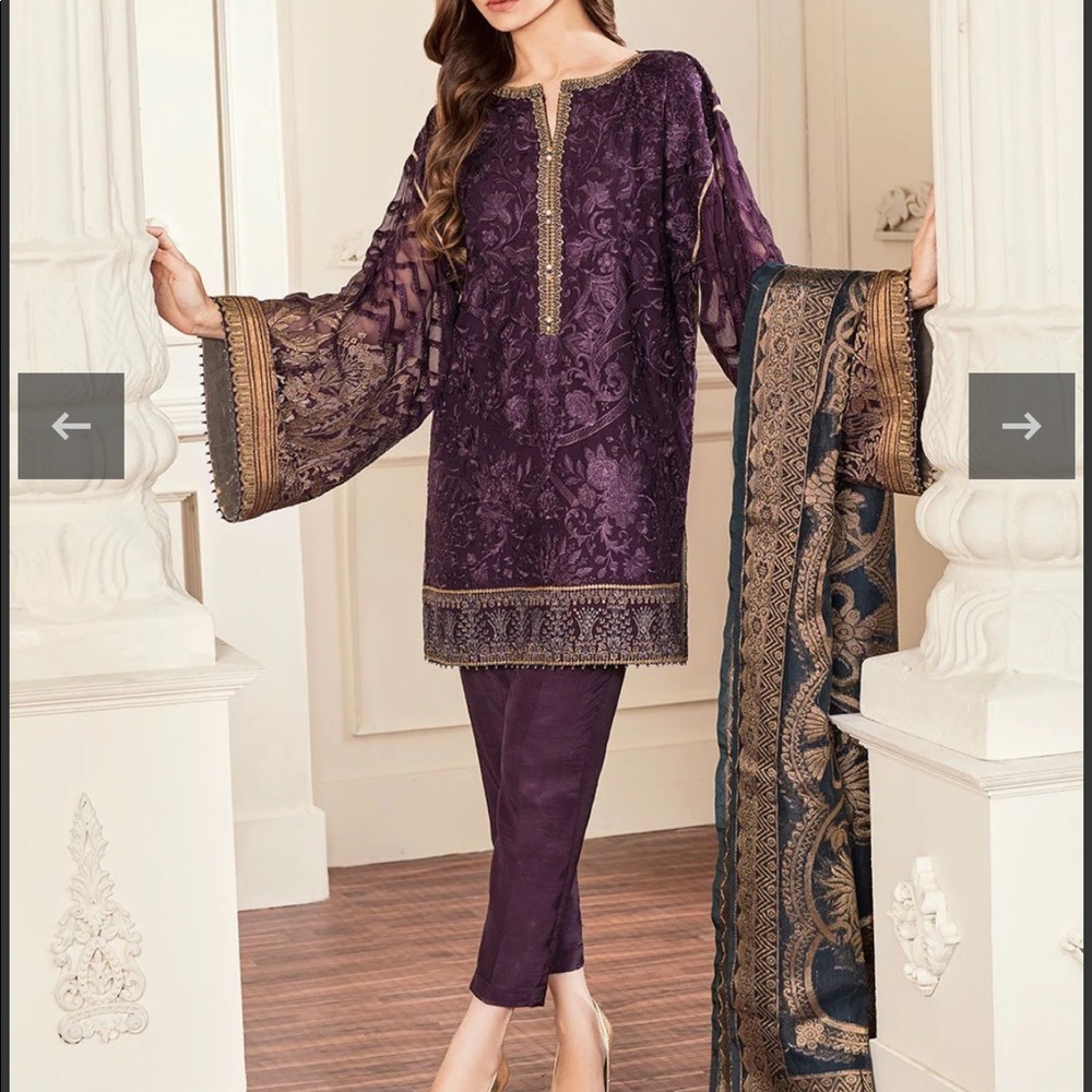 3 piece pakistani outfit